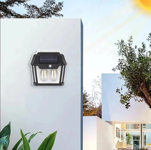 Lightigious™ - 2 Bulbs Solar LED Waterproof Wall Light with Sensor.